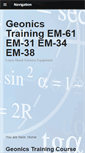 Mobile Screenshot of geonicstraining.com
